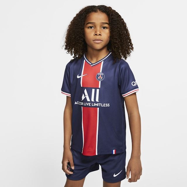 Nike Paris Saint Germain Kids SS Home Mini Kit 2020/21 | CD4594-411 ...