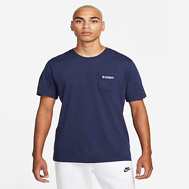 Nike FFF Ignite Men's Pocket T-Shirt - Blue | DH7700-410 | FOOTY.COM