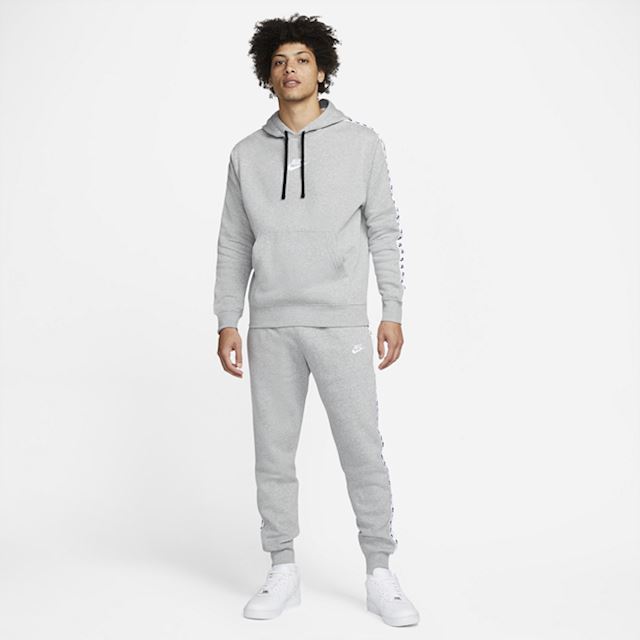 Nike Sportswear Sport Essential Men's Fleece Hooded Tracksuit - Grey ...
