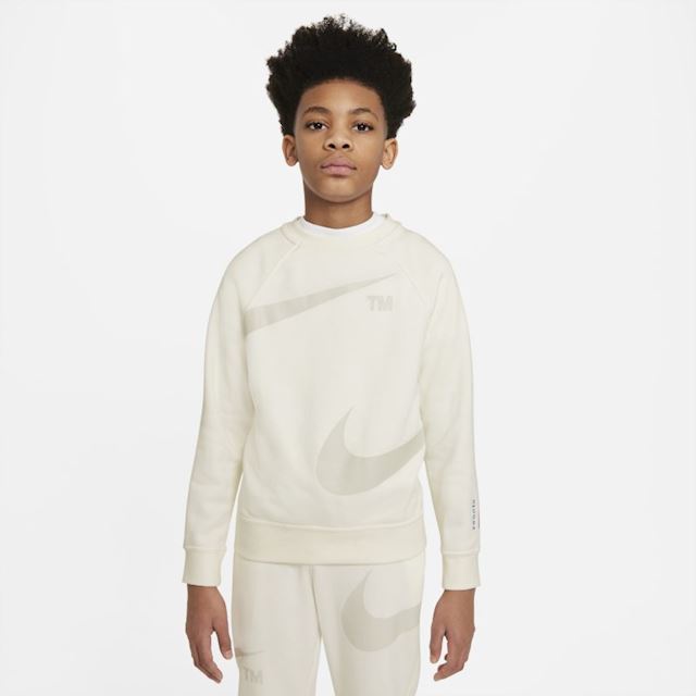 Nike Sportswear Swoosh Older Kids' (Boys') Sweatshirt - Grey | DD8726 ...