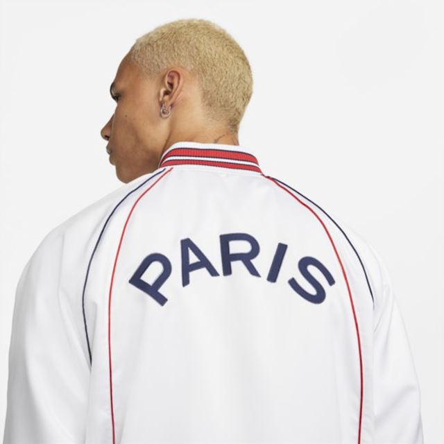 Nike Paris Saint-Germain Men's Club Anthem Jacket - White | DB6485-100 | FOOTY.COM