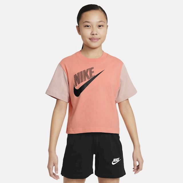 Nike Sportswear Essential Older Kids' (Girls') Boxy Dance T-Shirt ...