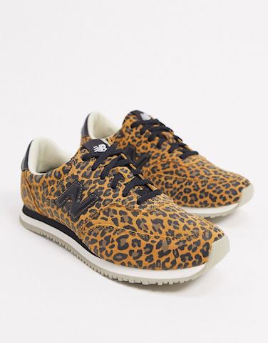 black trainers with animal print