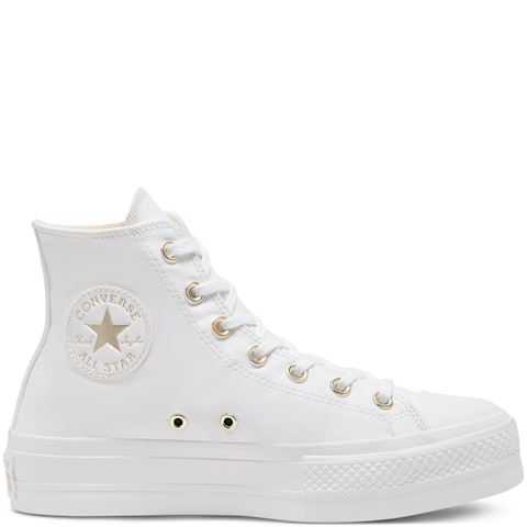 platform converse gold
