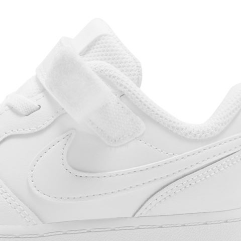 nike court borough low 2 baby and toddler shoe white bq5453 100 footy com