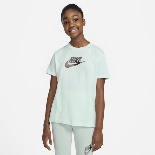 Nike Sportswear Older Kids' (Girls') T-Shirt - Green | DD3787-394 ...