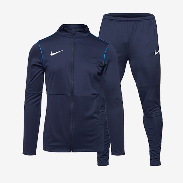 Nike Dri FIT Junior Park 20 Knitted Tracksuit Obsidian Royal Blue White ...