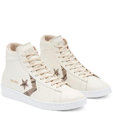 snake print pro leather high top