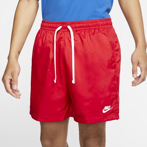 nike woven shorts red