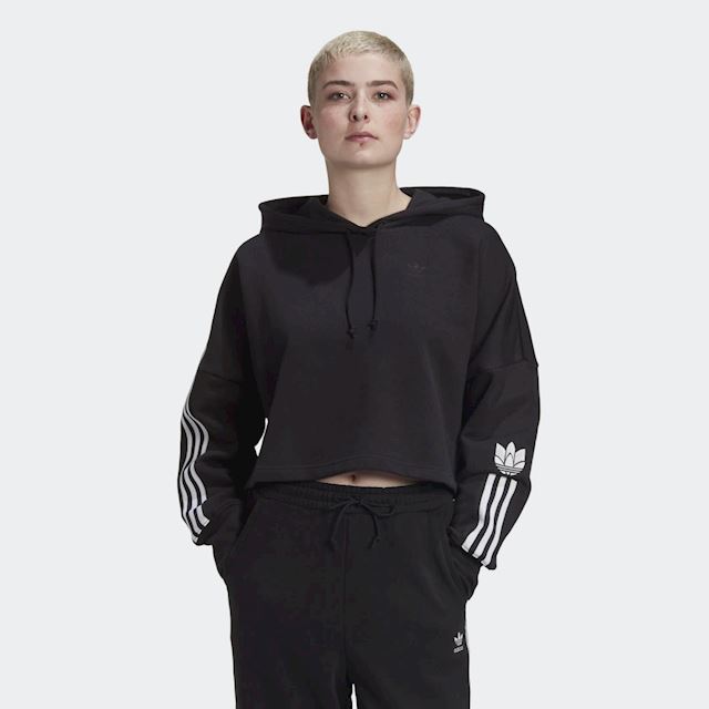 adidas adicolor cropped hoodie