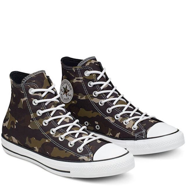 camo high top sneakers