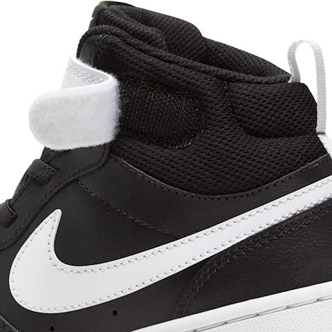 Nike Court Borough Mid 2 Younger Kids Shoe Black Cd77 010 Footy Com