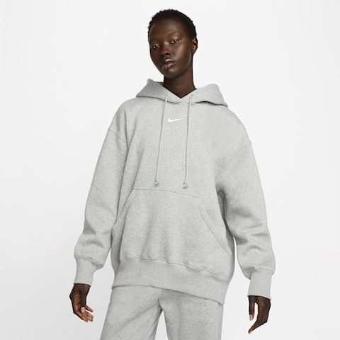 Nike Sportswear Phoenix Fleece Women's Oversized Pullover Hoodie - Grey ...