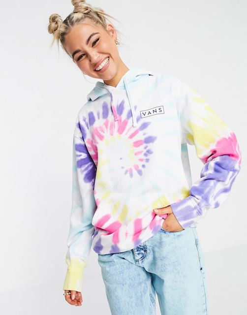 vans tie dye sweatshirt