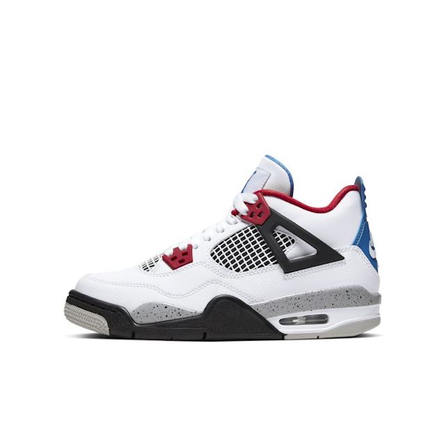 Nike Air Jordan 4 Retro Older Kids' Shoe - White | 408452-146 | FOOTY.COM