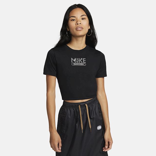Nike Sportswear Women's Slim Cropped T-Shirt - Black | DV3800-010 ...