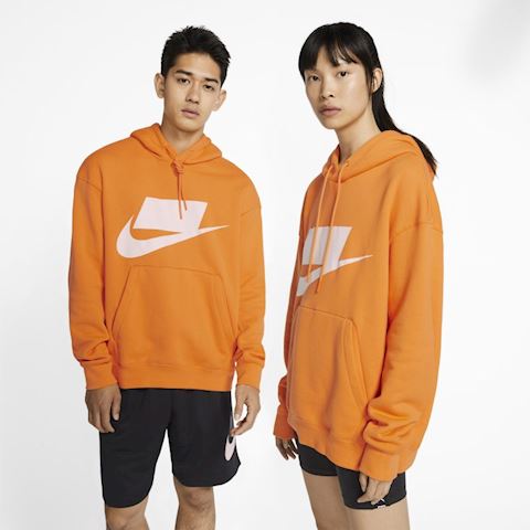 hoodie orange nike