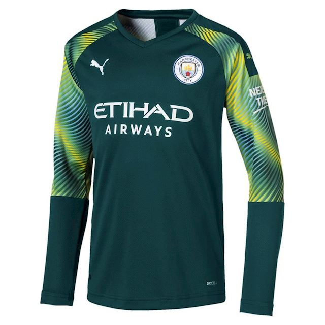 Puma Manchester City Kids LS Goalkeeper Home Shirt 2019/20 | 755602_07 ...