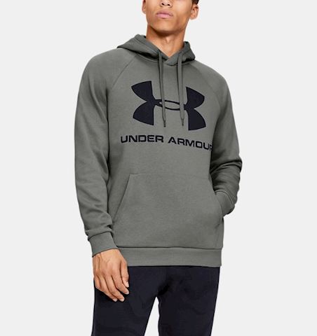 men's ua rival fleece logo hoodie