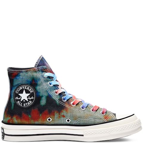 plaid converse high tops