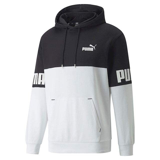 Puma PUMA POWER COLORBLOCK HOODIE TR men's Sweatshirt in Black | 848009 ...