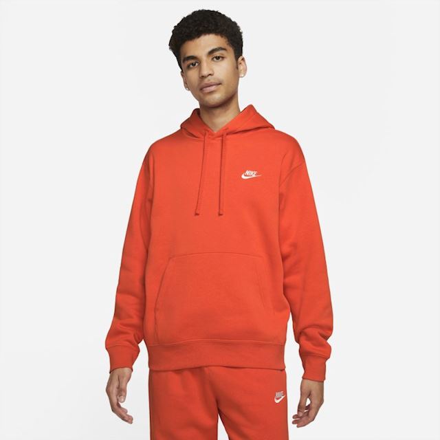 Nike Sportswear Club Fleece Pullover Hoodie - Orange | BV2654-891 ...