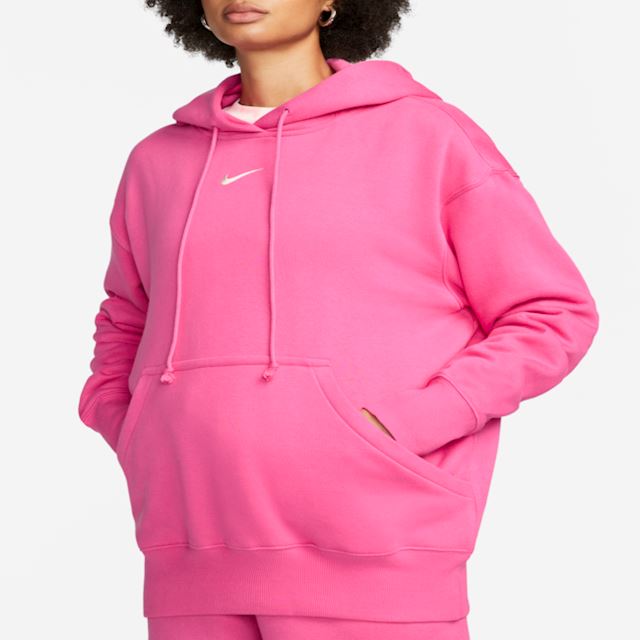 Nike Sportswear Phoenix Fleece Women's Oversized Pullover Hoodie - Pink ...