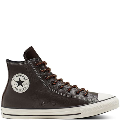 unisex tumbled leather chuck taylor all star high top