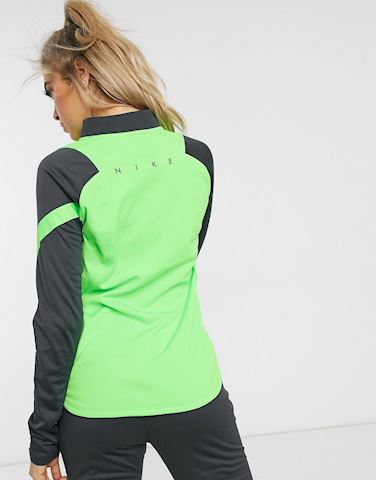 nike half zip neon