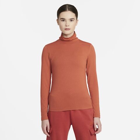 Nike Sportswear Women's Long-Sleeve Top - Orange | DD3609-812 | FOOTY.COM