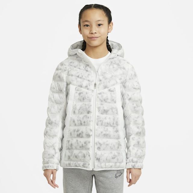Water-Repellent Marble Jacket - White 