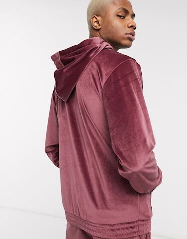 reebok velour hoodie