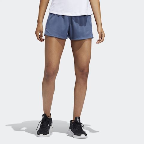 adidas 3 stripe knit shorts