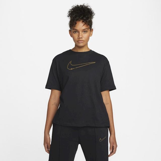 Nike Sportswear Women's Metallic T-Shirt - Black | DV2828-010 | FOOTY.COM
