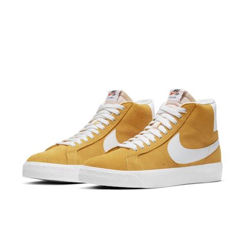 Nike Sb Zoom Blazer Mid Skate Shoe Yellow 700 Footy Com