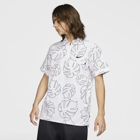 Nike SB Men's Woven Skate Polo - White 