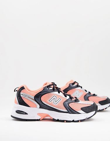 New Balance 530 trainers in pink and black | MR530MET | FOOTY.COM