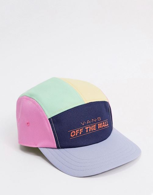 Vans checkwork camper cap in multi 