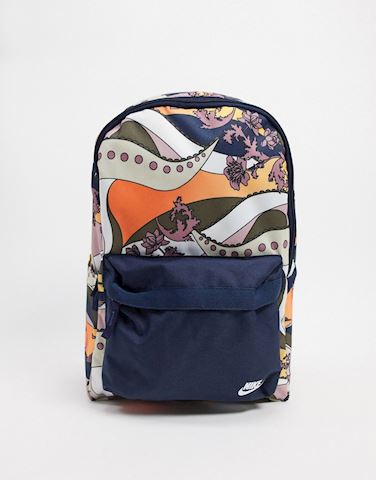 Nike Floral Swoosh Backpack Navy Ck5731 451 Footy Com