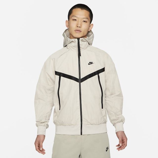 Unlined Hooded Windrunner Jacket - Grey 