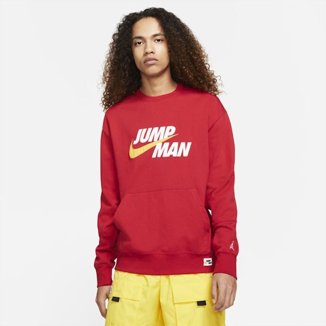 Nike Jordan Jumpman Men's Sweatshirt - Red | DA7194-677 | FOOTY.COM