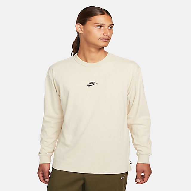 Nike Sportswear Premium Essentials Men's Long-Sleeve T-Shirt - Brown ...