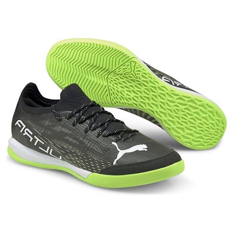 PUMA Ultra 1.3 Pro Court It Under The Lights - PUMA Black/PUMA White/green  Glare | 106517_02 | FOOTY.COM