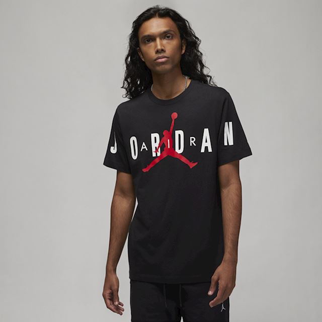 Nike Jordan Air Men's Stretch T-Shirt - Black | DV1445-010 | FOOTY.COM