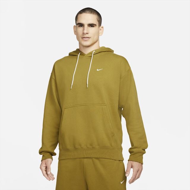 Nike Solo Swoosh Men's Fleece Hoodie - Green | CV0552-318 | FOOTY.COM