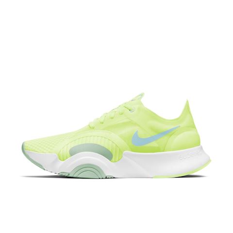 nike training air zoom superrep sneakers in neon green