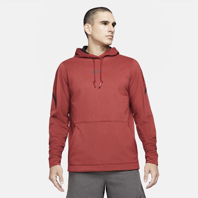 Nike Pro Men's Pullover Hoodie - Red | CV8105-689 | FOOTY.COM