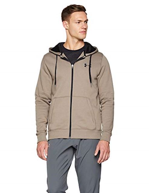 men's ua rival fleece fitted full zip hoodie