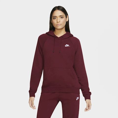 Nike Sportswear Essential Women's Fleece Pullover Hoodie - Red | BV4124 ...