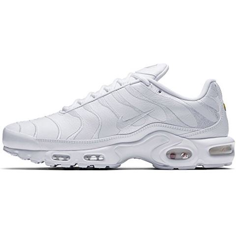 white nike air max plus men